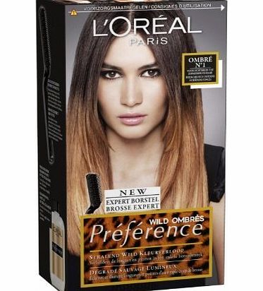 LOreal Preference Wild Ombres Dip Dye Hair Kit No. 1