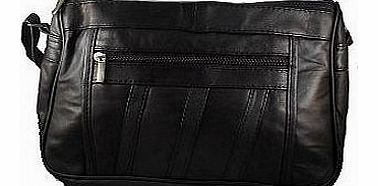 Leather Handbag # 1968 - Black