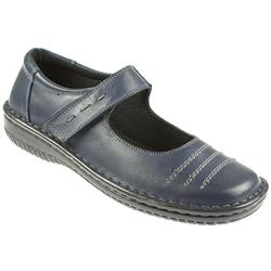 Female Hak1011 Leather Upper Leather/Textile Lining Casual Shoes in Navy