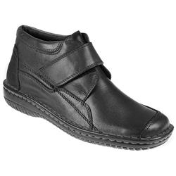 Loretta Female HAK1014 Leather Upper Leather/Textile Lining Casual Boots in Black