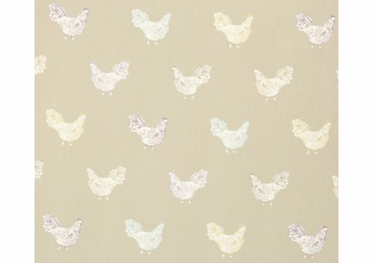 L`Orient Chicken Licken PVC Tablecloth Fabric, Pastel