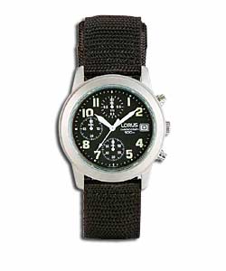 Lorus Military Style Chronograph Watch
