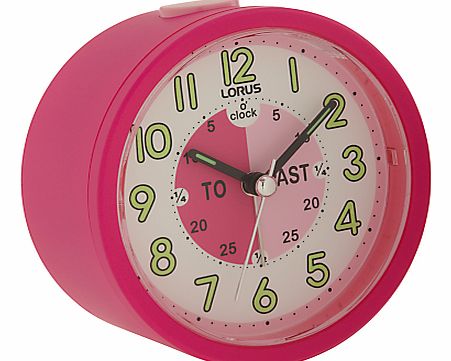 Lorus Tell the Time Clock, Pink