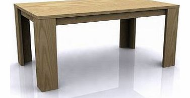 LOSANGELES Las Vegas Dining Table 90x150 in Oak Effect Finish