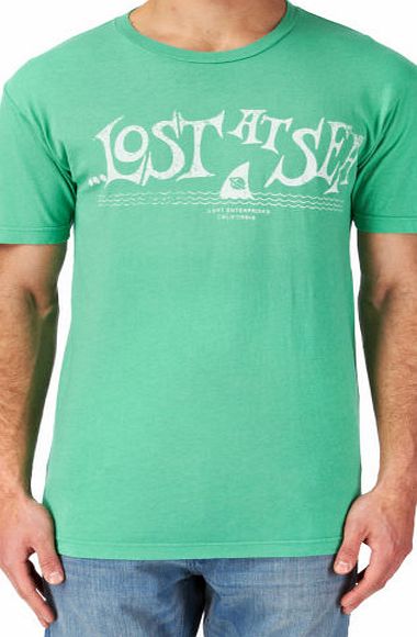 Lost Mens Lost Wavy Gravy T-Shirt - Marine Green