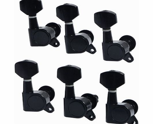 Lotmusic BLACK Quality 6R Guitar Tuning Pegs Machine Head Tuners Guitar Parts
