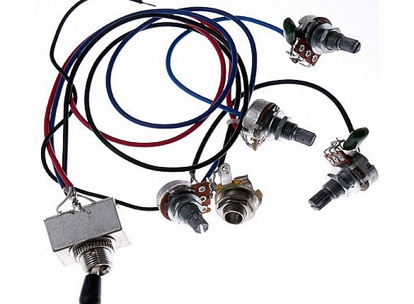 Lotmusic Top Quality Gibson Guitar Wiring Harness Prewired 2v2t 3way Toggle Switch Jack 500k Pots