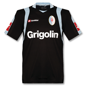 Lotto 08-09 Trviso Away Shirt Black/Light Blue