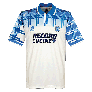 Lotto 94-95 Napoli Away Shirt - Grade 8