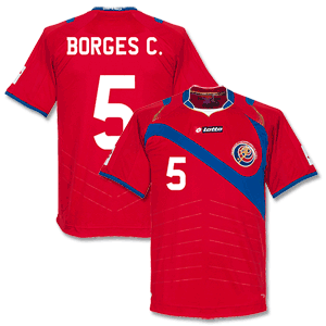 Costa Rica Home Borges C Shirt 2014 2015 (Fan
