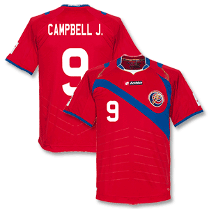 Costa Rica Home Campbell J. Shirt 2014 2015 (Fan