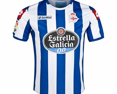 Lotto Deportivo La Coruna Home Shirt 2014/15 Blue R5035