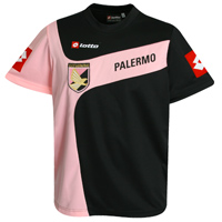 Palermo Training Shirt - Black/Pink.