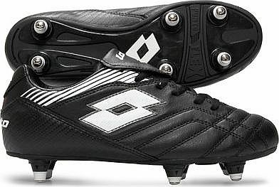 Play Off X SG Kids Football Boots Black/White