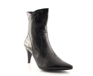 Lotus Ankle Boot With Panel Detail