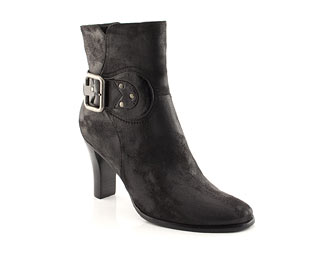 Boot With Studded Buckle Detail