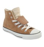 Lotus Converse All Star Hi Double Tongue Chsnt/beige Shr - 8 Uk