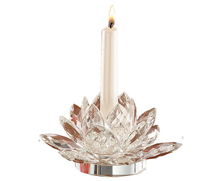 Crystal Flower Candle Holder
