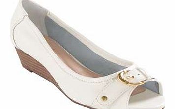 Lotus Low Leather Wedge Shoes