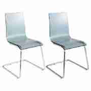 Lotus Pair Of Chairs, Charcoal