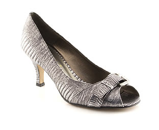 Lotus Peep Toe Court Shoe