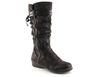 Lotus Slouch Boot With Tie Strap