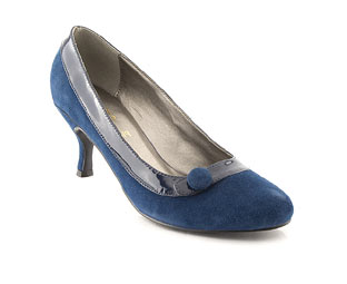 Suede Court Shoe