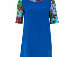 Louche Barron blue A-line dress