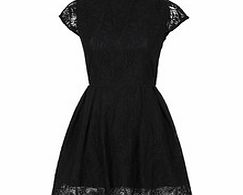 Nichole black lace dress