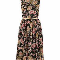 Louche Renn black flower print dress