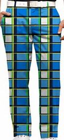 LOUDMOUTH Mens Blueberry Pie Golf Trouser