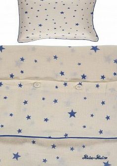 Louis Louise 60x120cm Cloud Stars Bedding Set - White and