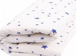Louis Louise Cocoon starred cover - white and electric blue S