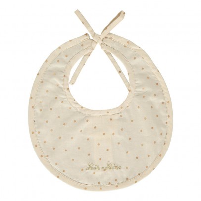 Louis Louise Dots Bib Cream `One size