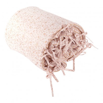 Louis Louise Elfe Leopard Bed Bumper Pale pink `One size