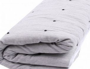 Louis Louise Striped cocoon cover - black and white S