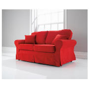 Louisa Fabric Sofa Bed, Red Loose Cover