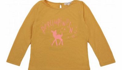 Perlinpinpin t-shirt Yellow `2 years,4 years,10