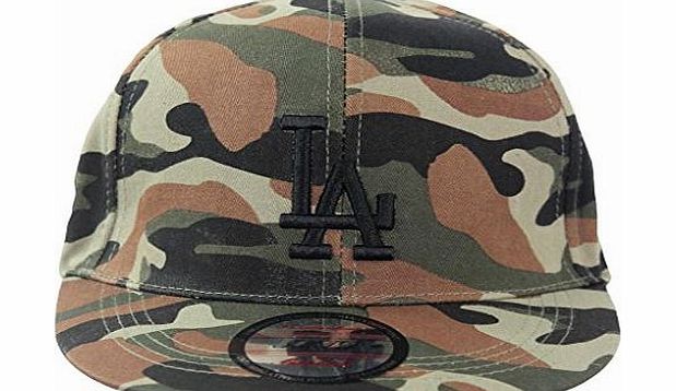 Louise23 Boys Urban LA Design Snapback Peak Hat Retro Camouflage Print Hip Hop Mens Snap Back Baseball Cap Hat Camouflage