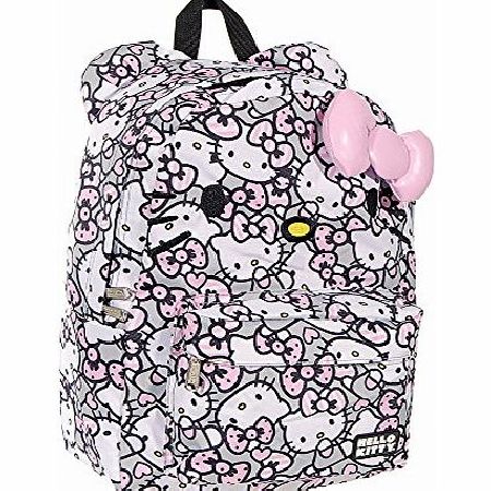 Loungefly Hello Kitty Backpack Bag Pink and Grey design by Loungefly