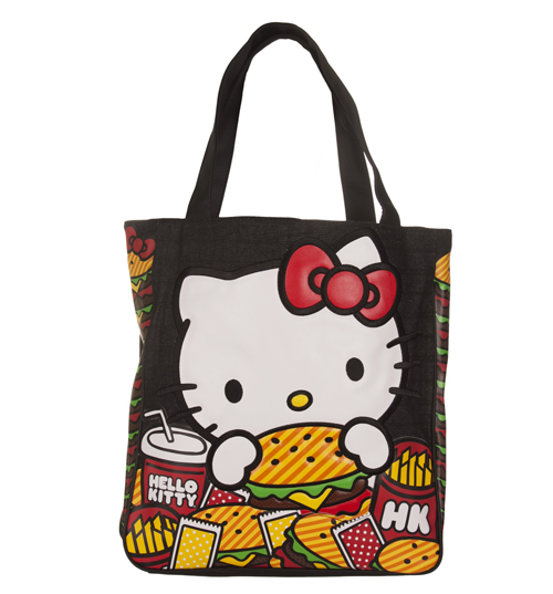 Hello Kitty Burger Tote from Loungefly