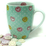 Hearts Breakfast Mug
