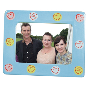 LOVE Hearts Ceramic Photo Frame