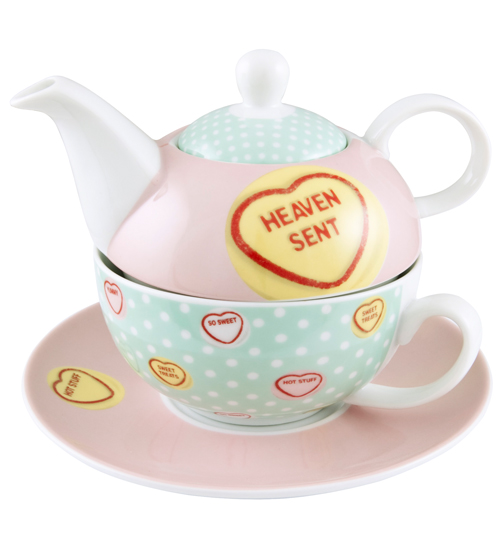 LOVE Hearts Tea for One Set