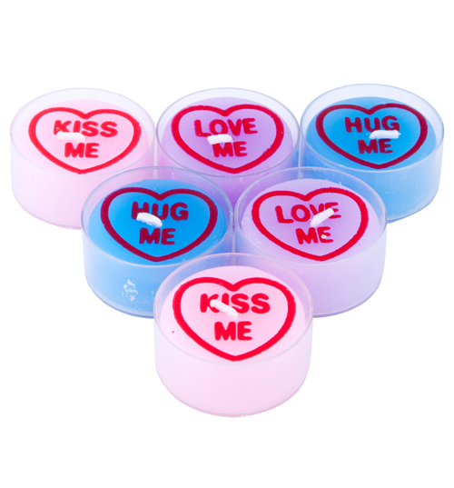 LOVE Hearts Tea Lights Set