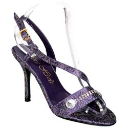 LOVE HEELS LH VANITY DIAM TRIM SAND