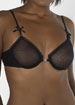 Logo Mesh non padded underwired bra