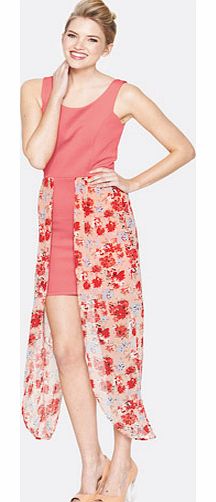 Love label Floral Printed Bodycon Dress