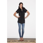 LOVE Label Lace Trim Pintuck Blouse