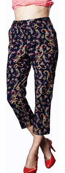 Love label Paisley Cropped Trousers